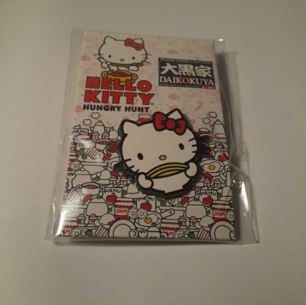 Hello Kitty Hungry Hunt Ramen Enamel Pin